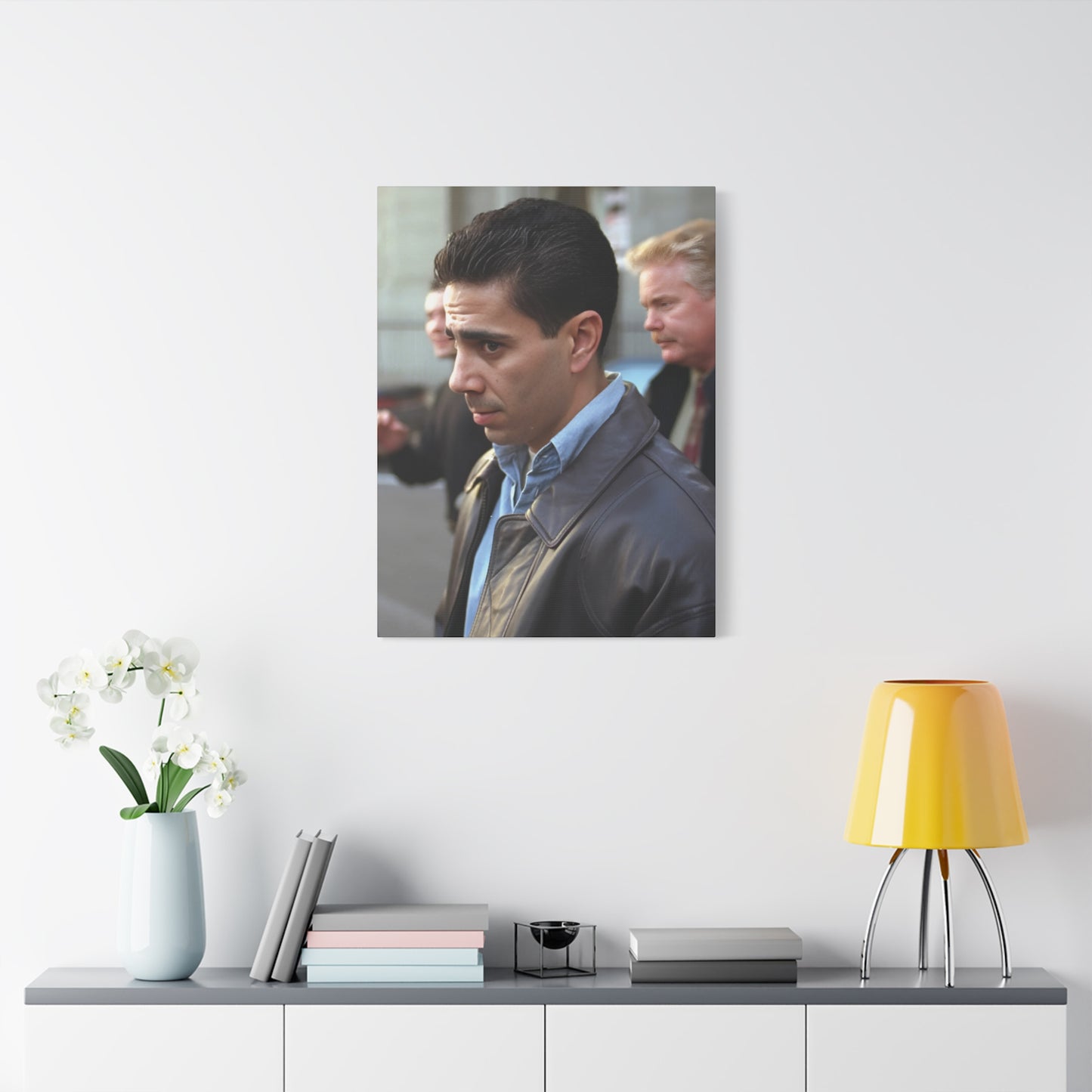 Skinny Joey Merlino 1990s Philly Most Hated Stretched Canvas Art
