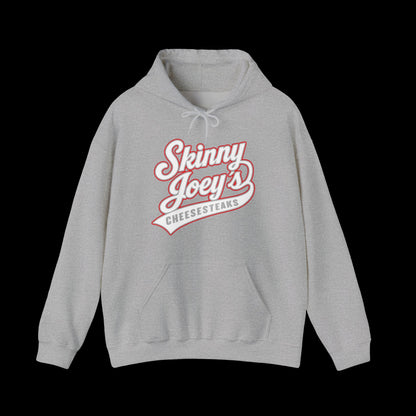 Skinny Joey's Cheesesteaks Hoodie — Retro Deli Logo Pullover