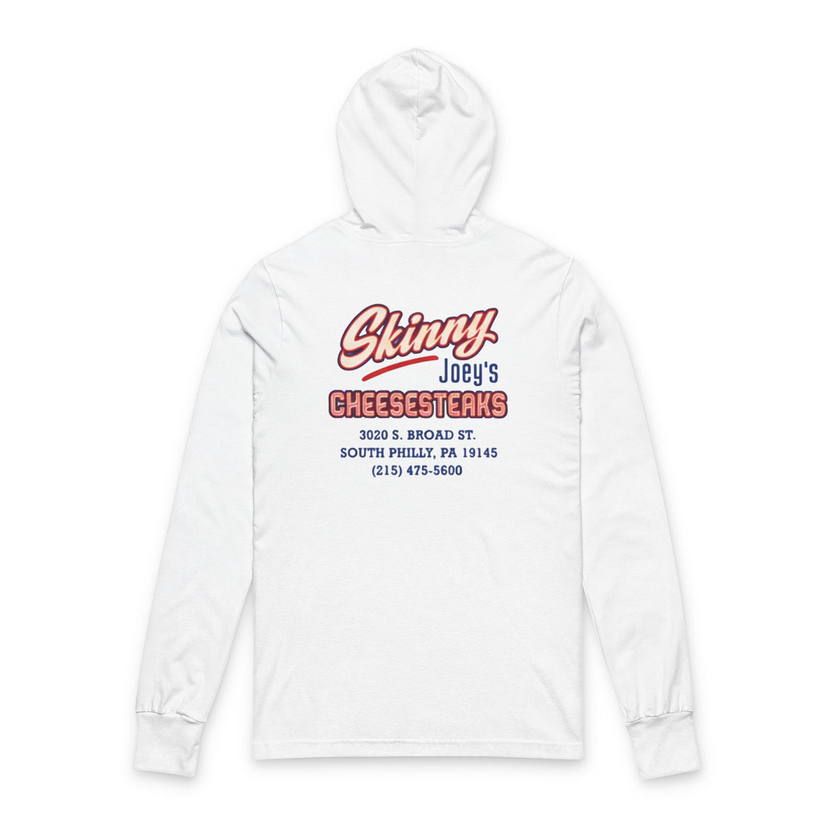 Skinny Joey's Cheesesteaks Hooded Long Sleeve Tee