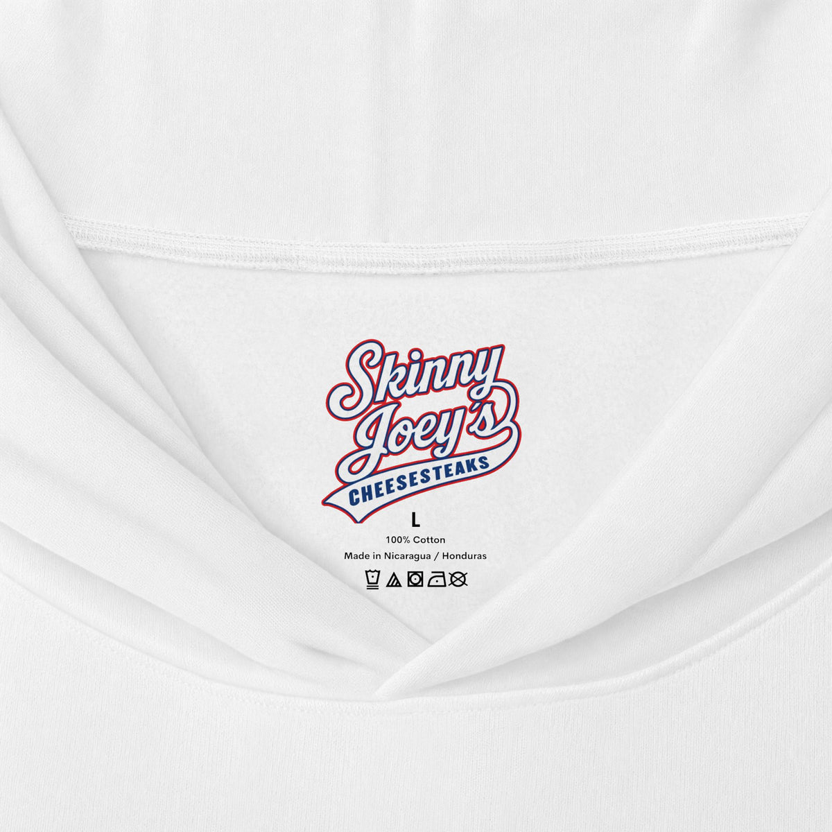 Skinny Joey's Cheesesteaks Hooded Long Sleeve Tee