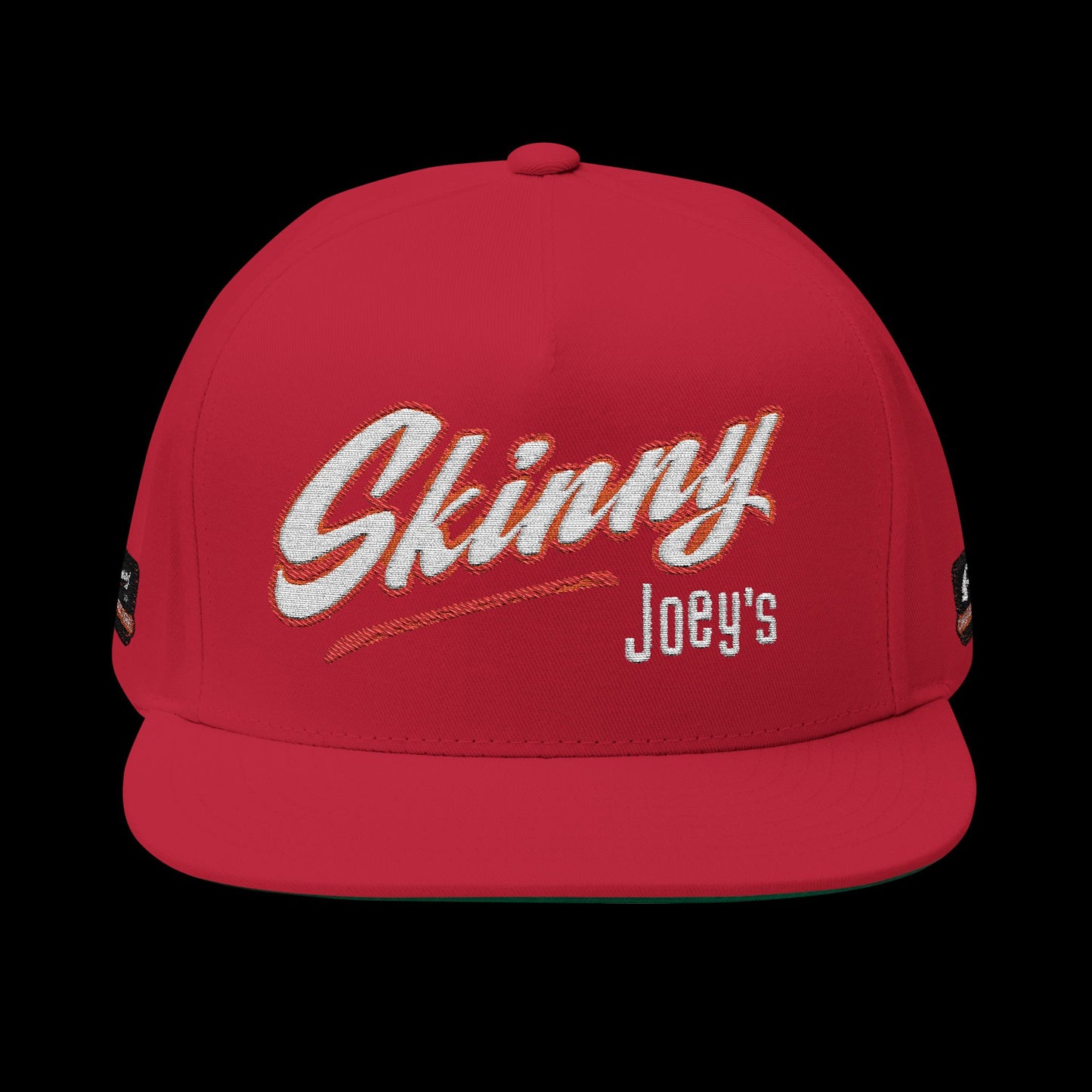Skinny Joey’s Flat Bill Cap — Classic Edition Embroidery