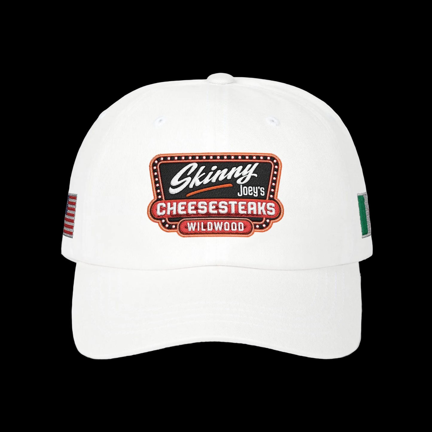 Skinny Joeys Cheesesteaks Wildwood Classic Dad Cap - back view - Skinny Joey's Cheesesteaks