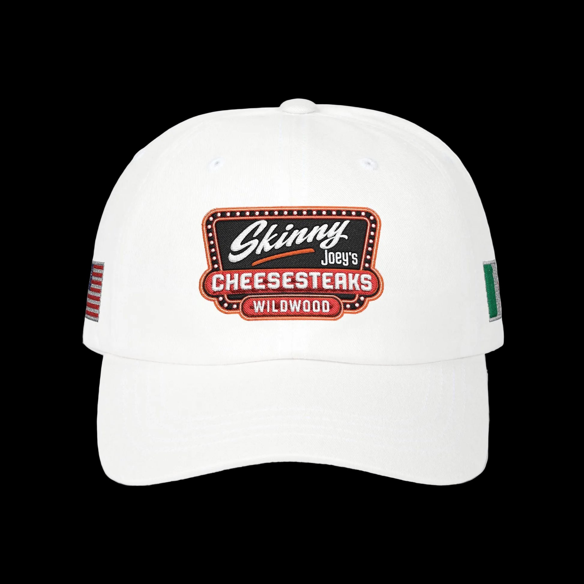 Skinny Joeys Cheesesteaks Wildwood Classic Dad Cap - back view - Skinny Joey's Cheesesteaks
