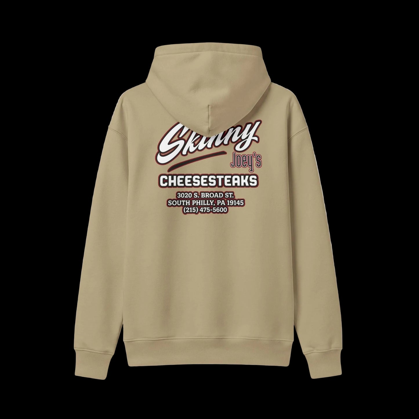 Skinny Joey's Cheesesteaks Hooded Sweatshirt — Philly Diner Logo Pullover