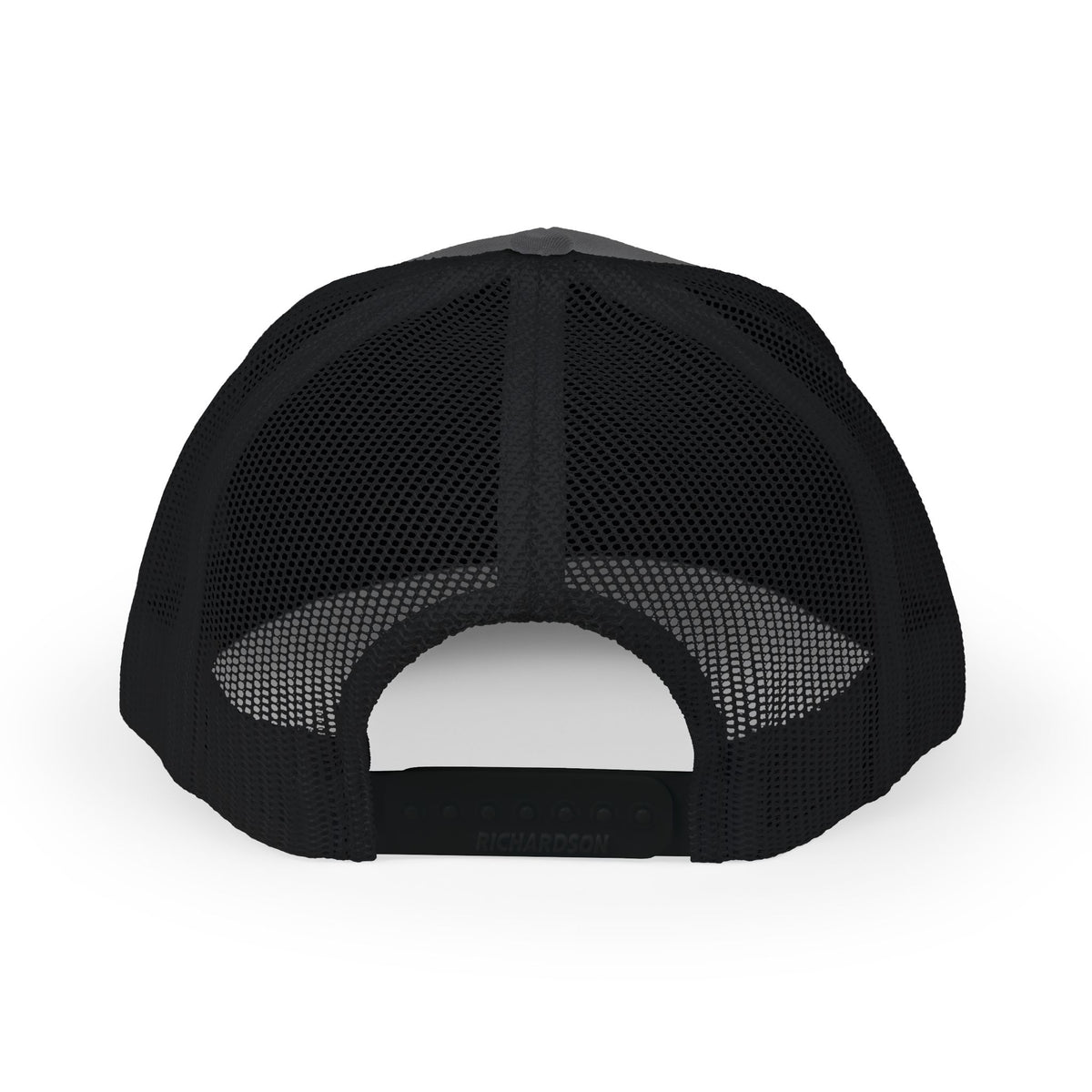 Skinny Logo Trucker Cap — Retro Mesh Snapback Hat