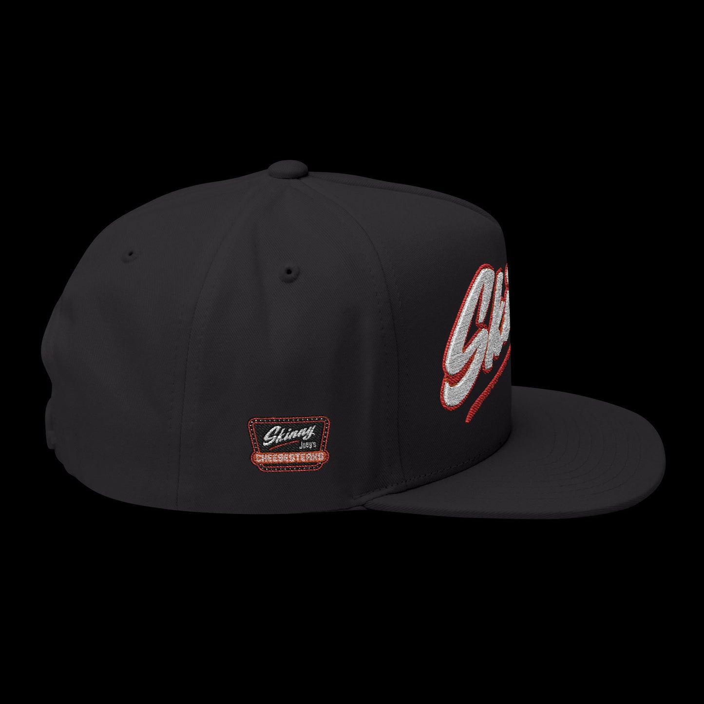 Skinny Joey’s Flat Bill Cap — Classic Edition Embroidery