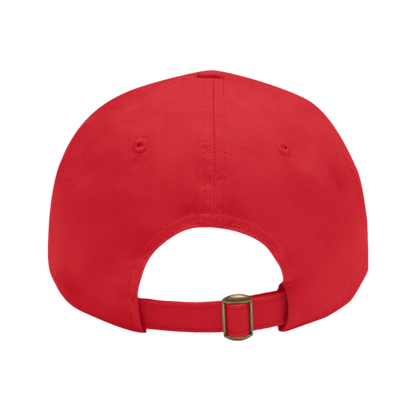 Skinny Joey Leather Patch Dad Hat