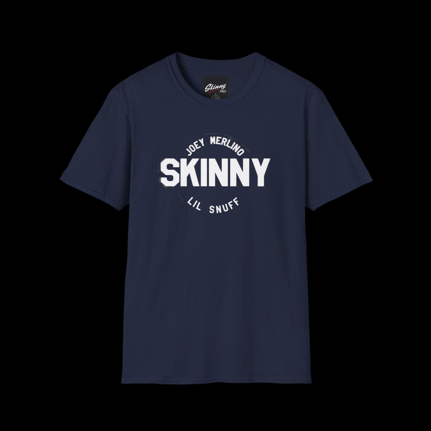 Skinny Joey Merlino & Lil Snuff Podcast Logo T-Shirt (GLOBAL)
