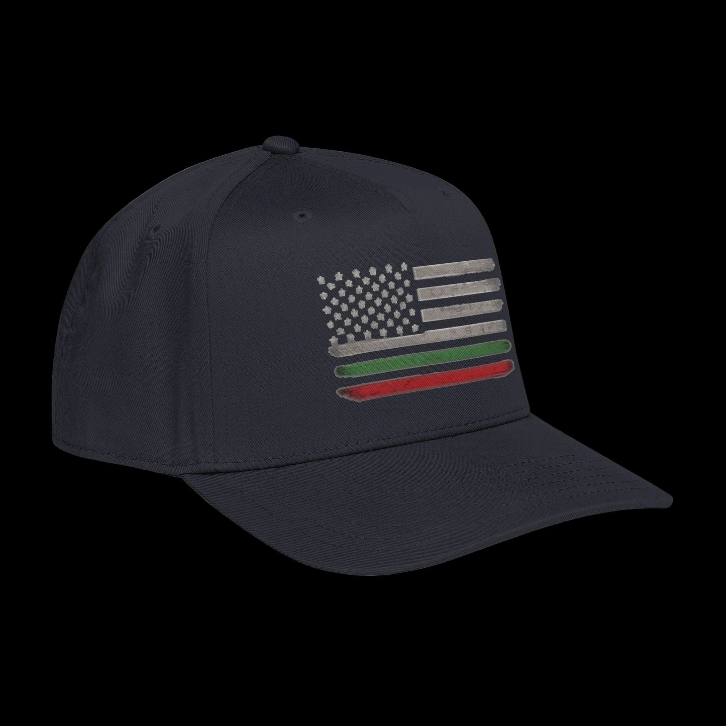 Embroidered Italian American Trucker Hat