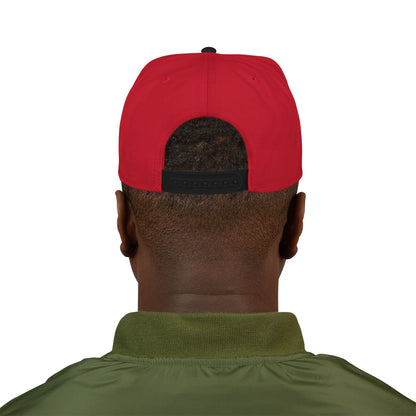 LIL SNUFF × SKINNY — Rock On Embroidered Snapback Cap