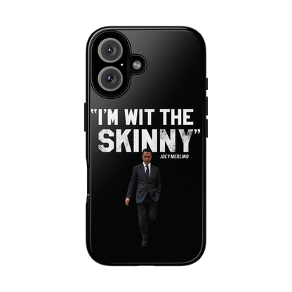Respect The Call phone case, The Skinny Podcast with Joey Merlino & Lil Snuff merch