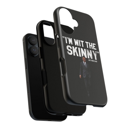 Respect The Call phone case, The Skinny with Joey Merlino podcast merch