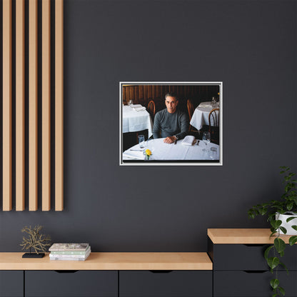 Skinny Joey Merlino Autographed - "We Can Go Anywhere" Matte Canvas, Black Frame