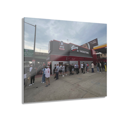 Grand Opening acrylic wall art, 20x16 in, Skinny Joey's Cheesesteaks apparel