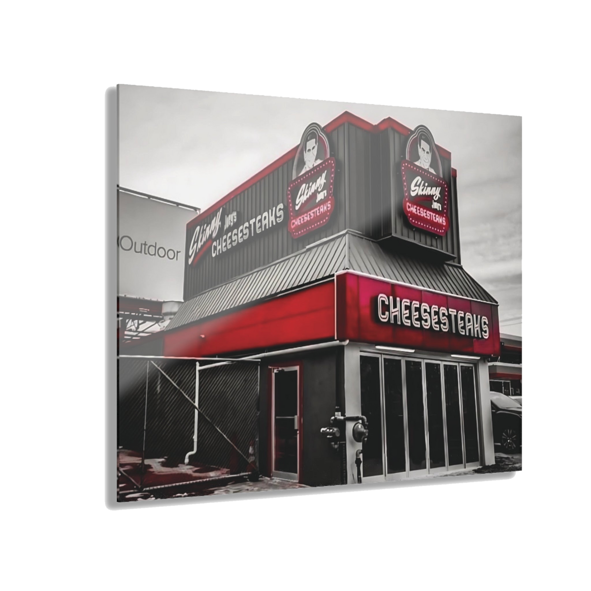 2025 Grand Opening wall art, 20x16 in, Skinny Joey's Cheesesteaks apparel