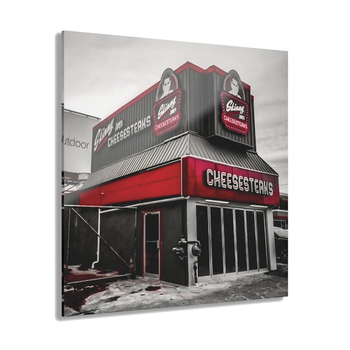 2025 Grand Opening wall art, 12x12 in, The Skinny with Joey Merlino podcast merch