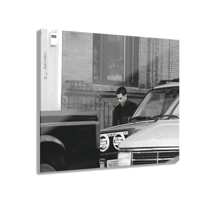 Under Surveillance Joey Merlino acrylic wall art, 20x16 in, Skinny Joey's Cheesesteaks apparel