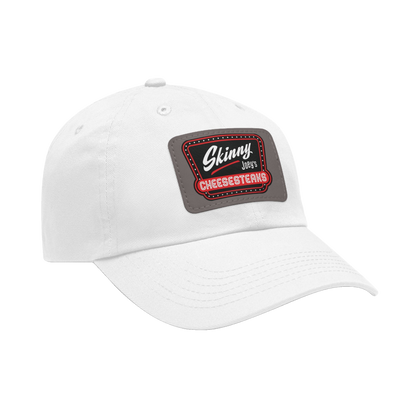 Skinny Joey leather patch dad hat, gallery photo 39, South Philly streetwear