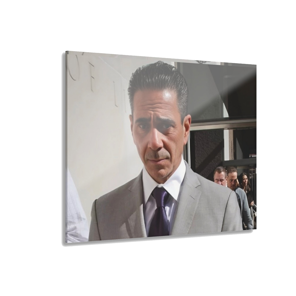 Joey Merlino acrylic wall art, 14x11 in, Skinny Joey's Cheesesteaks apparel