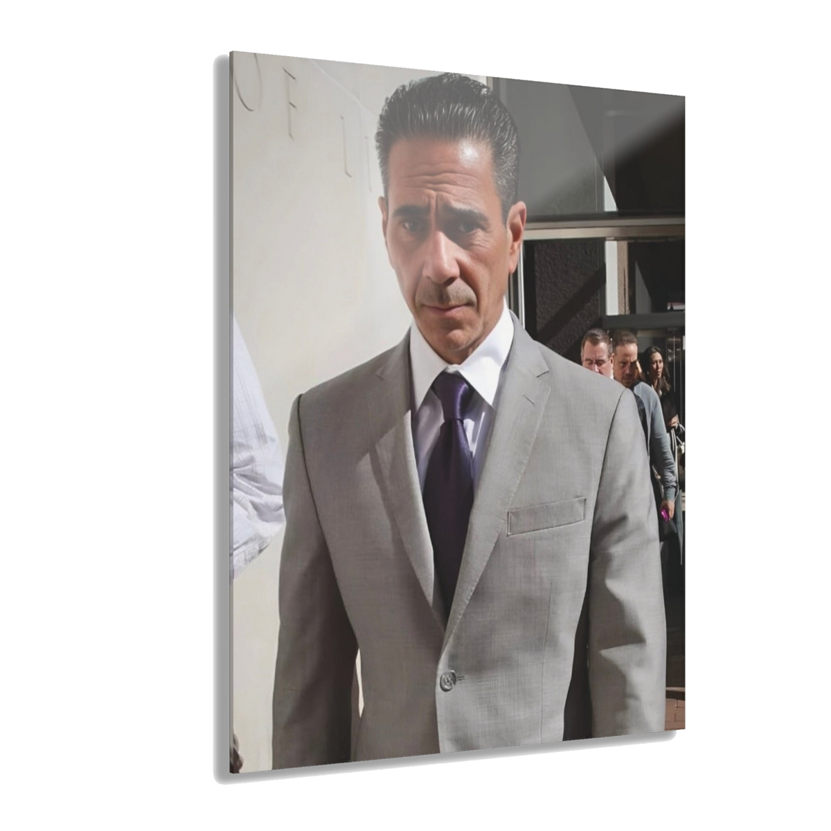 Joey Merlino acrylic wall art, 16x20 in, The Skinny with Joey Merlino podcast merch