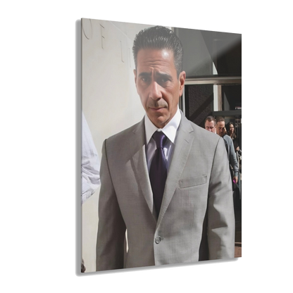 Joey Merlino acrylic wall art, 16x20 in, The Skinny with Joey Merlino podcast merch