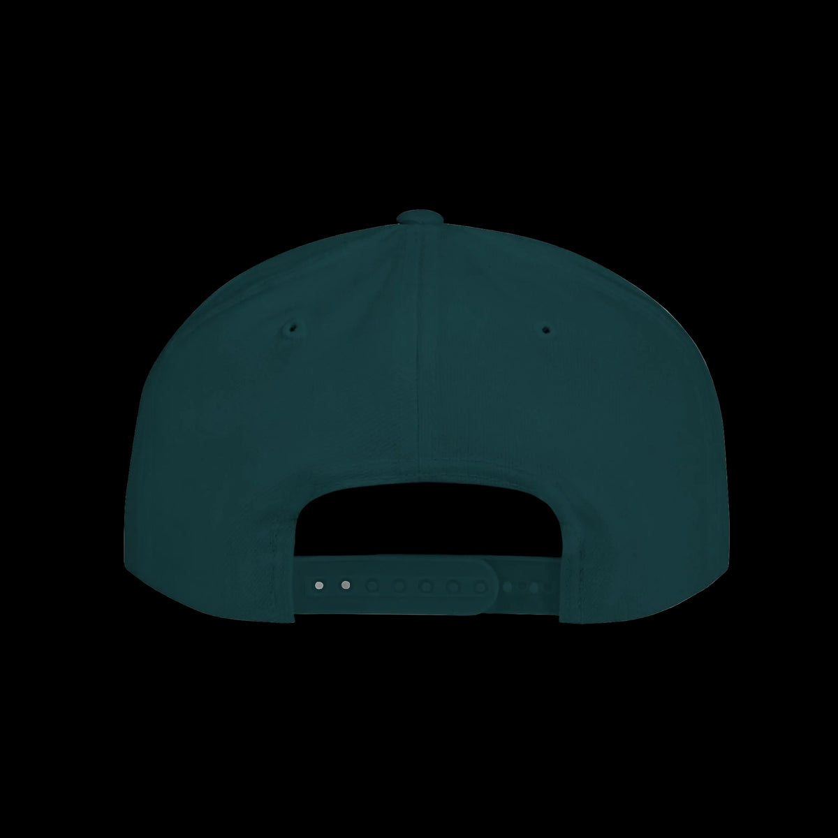 Skinny Joeys x Eagles 2026 flat bill snapback in spruce, back, The Skinny with Joey Merlino Podcast