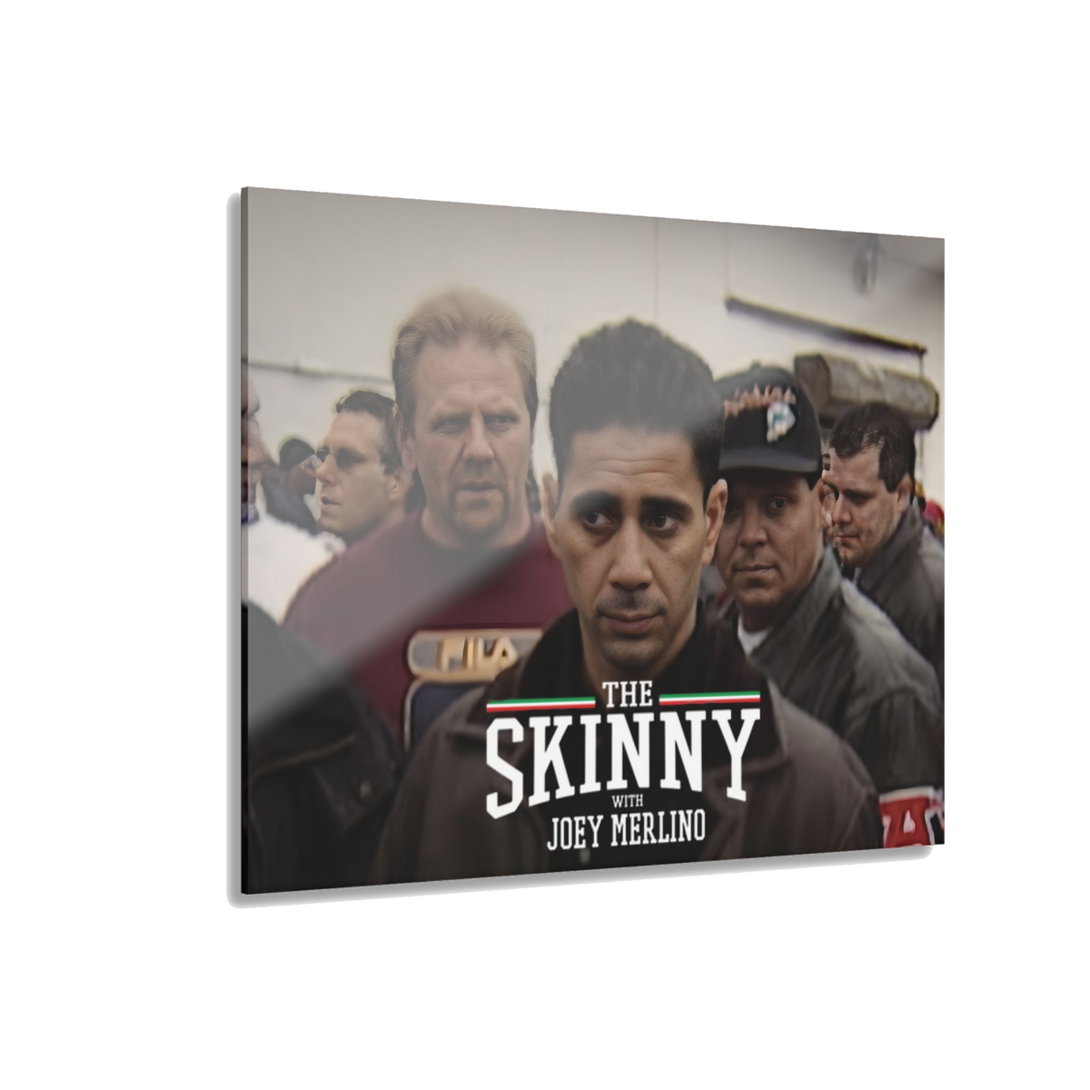 Joey Merlino acrylic glass wall art, 14x11 in, South Philly streetwear