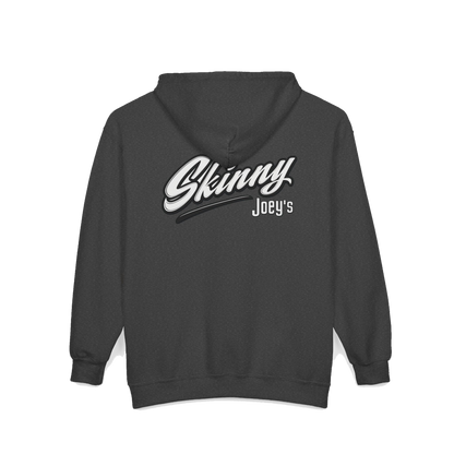 Skinny Joey's vintage script zip-up hoodie, gallery photo 13, The Skinny Podcast with Joey Merlino & Lil Snuff merch