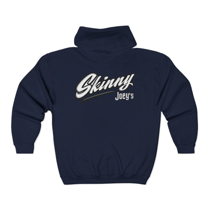 Skinny Joey's vintage script zip-up hoodie, gallery photo 14, Skinny Joey's Cheesesteaks apparel