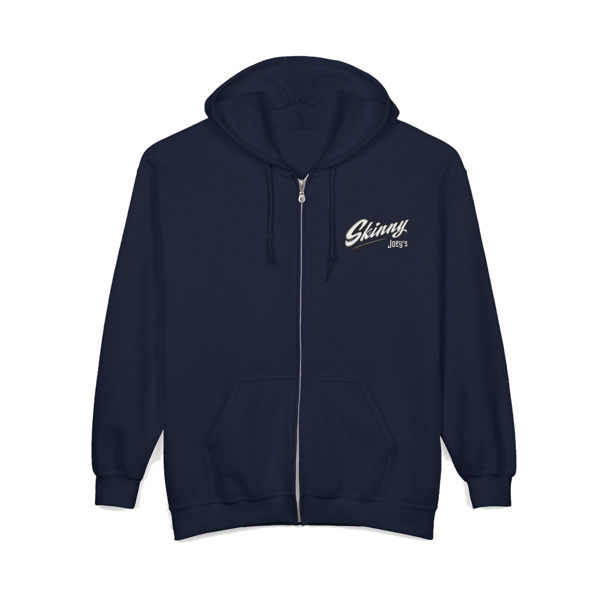 Skinny Joey's vintage script zip-up hoodie, gallery photo 15, South Philly streetwear