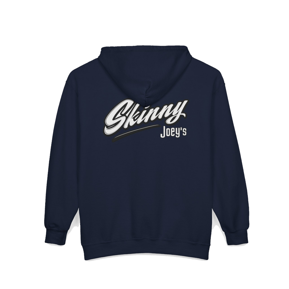 Skinny Joey's vintage script zip-up hoodie, gallery photo 16, Philadelphia streetwear
