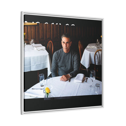 Skinny Joey Merlino Autographed - "We Can Go Anywhere" Matte Canvas, Black Frame