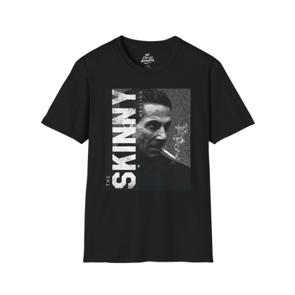 The Skinny Joey graphic tee in black, Philly culture apparel