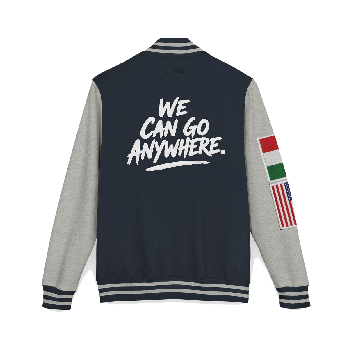 Skinny Joey letterman jacket, Philadelphia streetwear