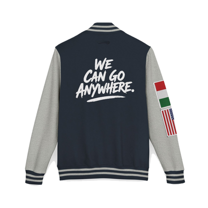 Skinny Joey letterman jacket, Philadelphia streetwear