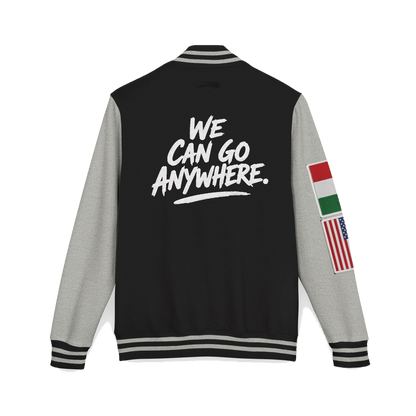 Skinny Joey letterman jacket, Philly culture apparel