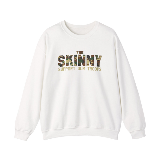 Support Your Troops – SKINNY Crewneck Sweatshirt