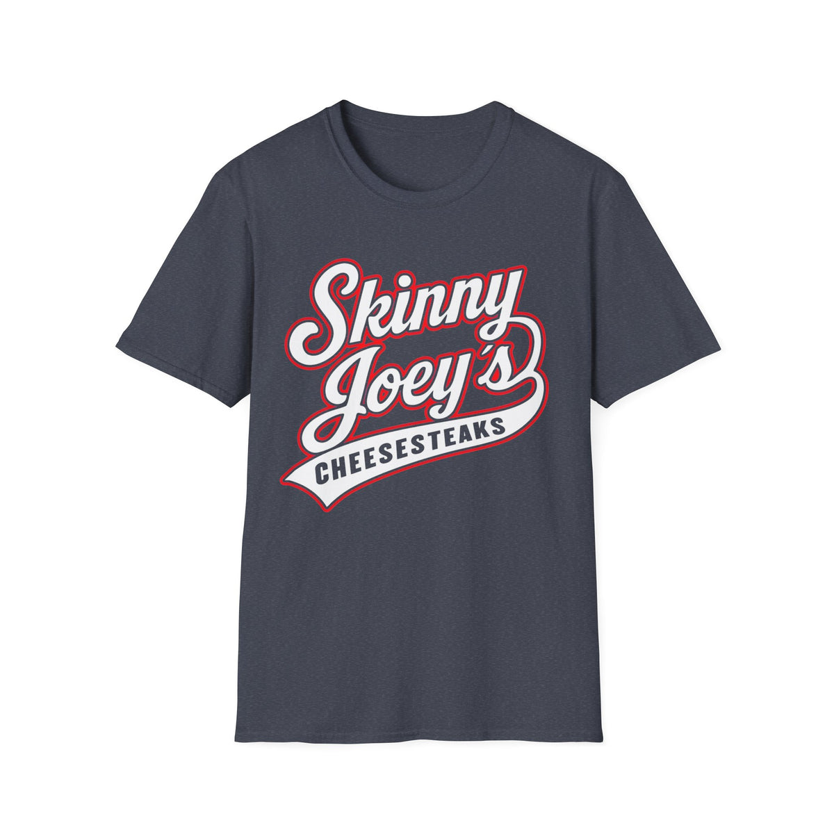 Skinny Joey’s Cheesesteaks Unisex Softstyle T-Shirt | South Philly 3020 S. Broad St.