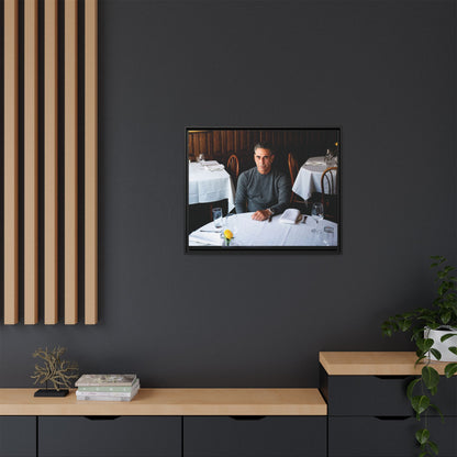 Skinny Joey Merlino Autographed - "We Can Go Anywhere" Matte Canvas, Black Frame