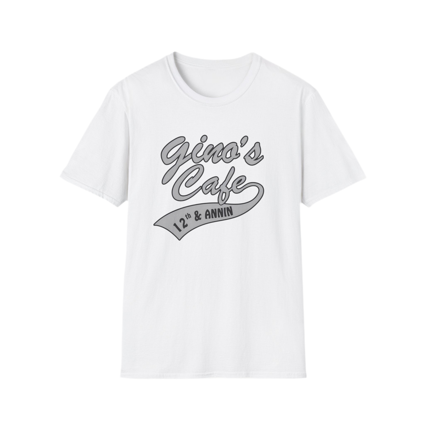 Gino's Cafe 12th & Annin T-Shirt by Manateez Designs