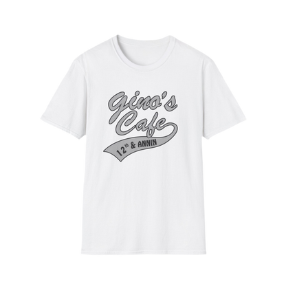 Gino's Cafe 12th & Annin T-Shirt by Manateez Designs
