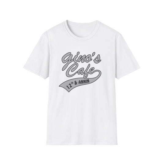 Gino's Cafe 12th & Annin T-Shirt by Manateez Designs