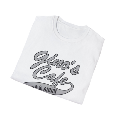 Gino's Cafe 12th & Annin T-Shirt by Manateez Designs