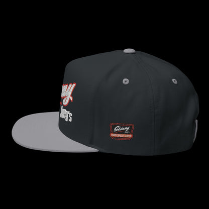 Skinny Joey’s Flat Bill Cap — Classic Edition Embroidery