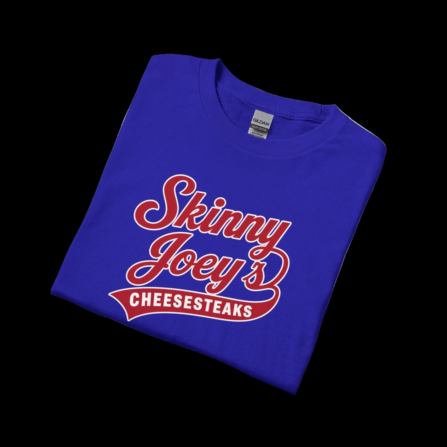 Skinny Joey’s Cheesesteaks Long Sleeve Tee — Retro Diner Logo Shirt