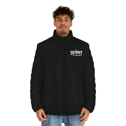 Skinny Joey Puffer Jacket — Men’s Insulated Black Winter Coat