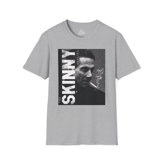 The Skinny Joey Tee Shirt - front view - Skinny Joey's Cheesesteaks