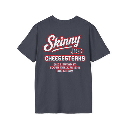 Skinny Joey’s Cheesesteaks Unisex Softstyle T-Shirt | South Philly 3020 S. Broad St.