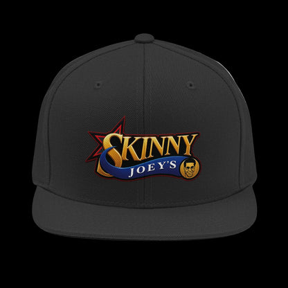 Skinny Joeys Retro Logo Snapback Cap - side view - Skinny Joey's Cheesesteaks