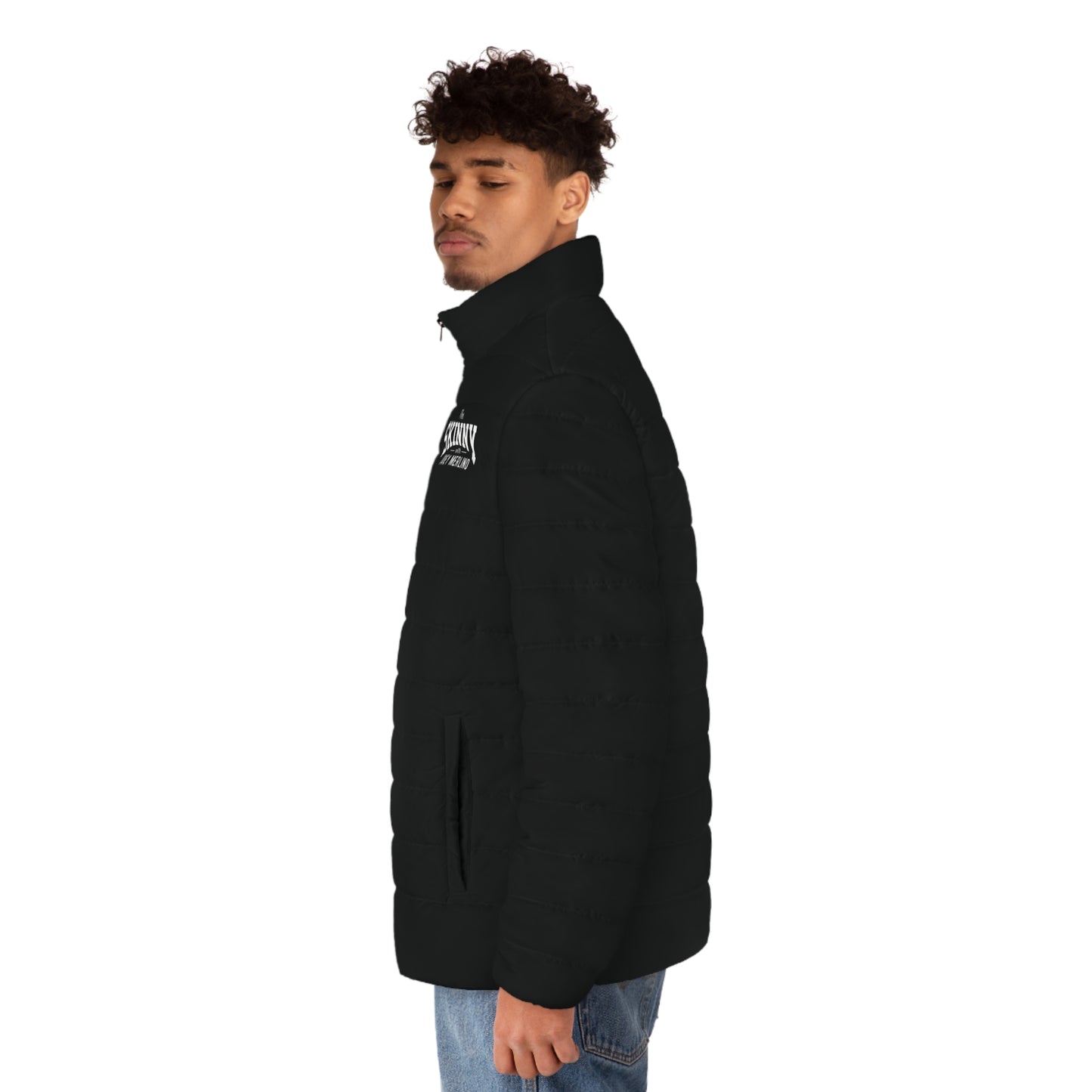 Skinny Joey Puffer Jacket — Men’s Insulated Black Winter Coat